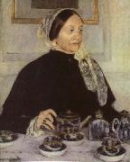 Mary Cassatt Lady at the Tea Table Sweden oil painting artist